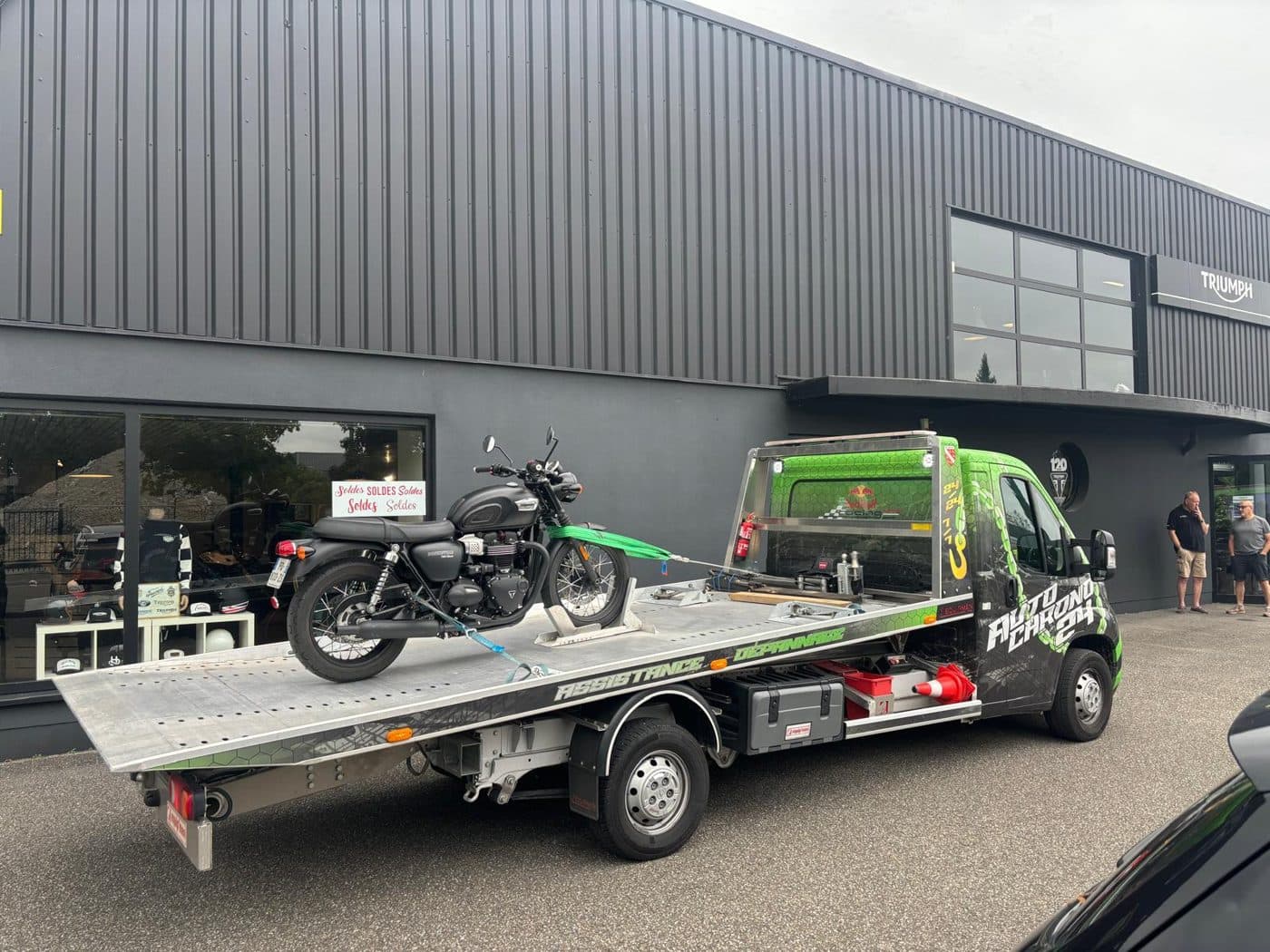 Remorquage moto et scooter · Remorquage Moto